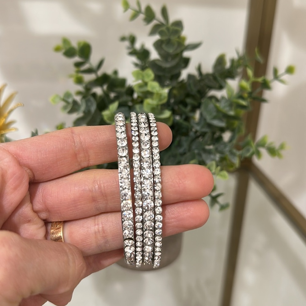 Rhinestone bangles - Picture 4 of 8